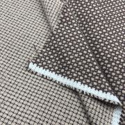 Brown beige woven tweed fabric, thick winter weight for jackets, coats & blazers, stylish upholstery textile, 150 cm