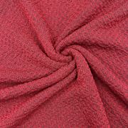 Crinkle fabric red seasonal soft textured woven crinkle fabric for dresses blouses garments dressmaking durable wrinkled texture
