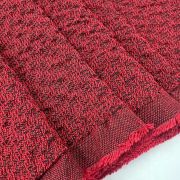 Crinkle fabric red seasonal soft textured woven crinkle fabric for dresses blouses garments dressmaking durable wrinkled texture