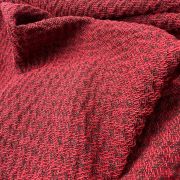 Crinkle fabric red seasonal soft textured woven crinkle fabric for dresses blouses garments dressmaking durable wrinkled texture