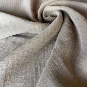 Cotton muslin fabric cream – 100% natural soft breathable double gauze for baby, swaddles, dresses & blankets | 150 cm