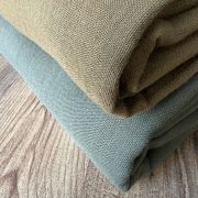 Cotton muslin fabric cream – 100% natural soft breathable double gauze for baby, swaddles, dresses & blankets | 150 cm