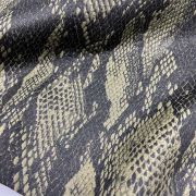 Snakeskin effect brocade fabric, textured luxury woven material for dresses, jackets & statement garments, 150 cm width