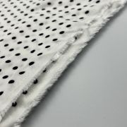 Polka dot viscose cotton fabric – soft drapey material by yard (150 cm / 59″)