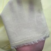Yellow cotton voile fabric – soft lightweight sheer lining & summer clothing fabric by yard