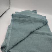 Double gauze cotton muslin fabric by the yard – soft breathable 2 layer material | (150×100 cm)