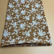 Floral viscose fabric camel bougainvillea for dresses blouses skirts soft drapey | 150 cm