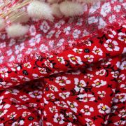 Floral cotton viscose fabric soft lightweight material for dresses, skirts, blouses  150 cm width