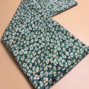Floral cotton viscose fabric soft lightweight material for dresses, skirts, blouses  150 cm width