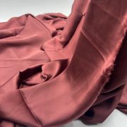 Burgundy matte satin fabric by the yard – soft elegant polyester material | 150 cm width