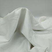 Cotton blend fabric – soft white dress & blouse material by yard