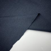 Blue knit fabric soft structured jersey fabric with light stretch for dresses tops minimalist capsule wardrobe premium basic textile by yard