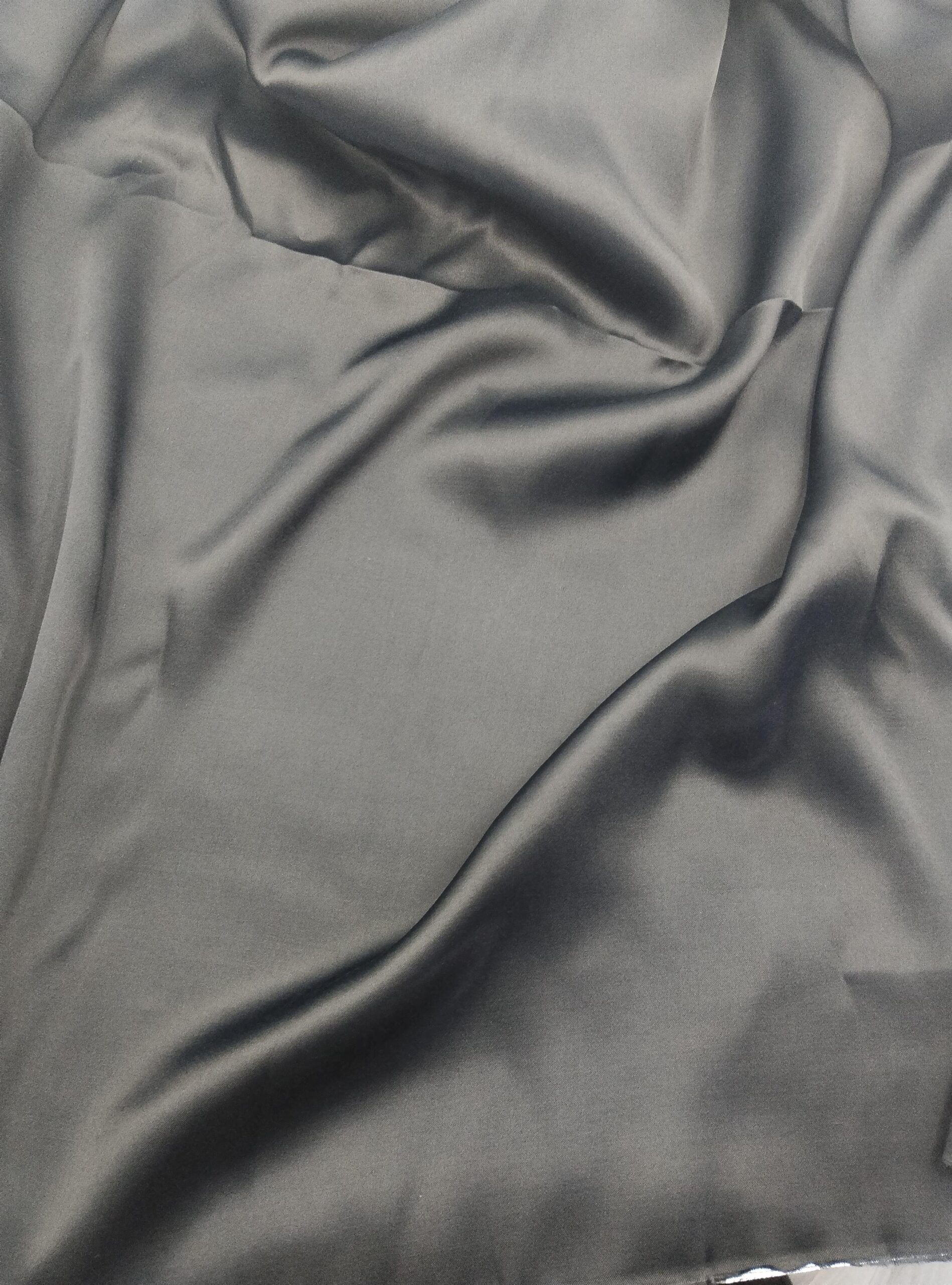 Dark Brown Drapey Cotton Viscose Fabric – Lightweight Material for Dresses, Blouses, Skirts, Tunics & Soft Apparel (150x100 cm)