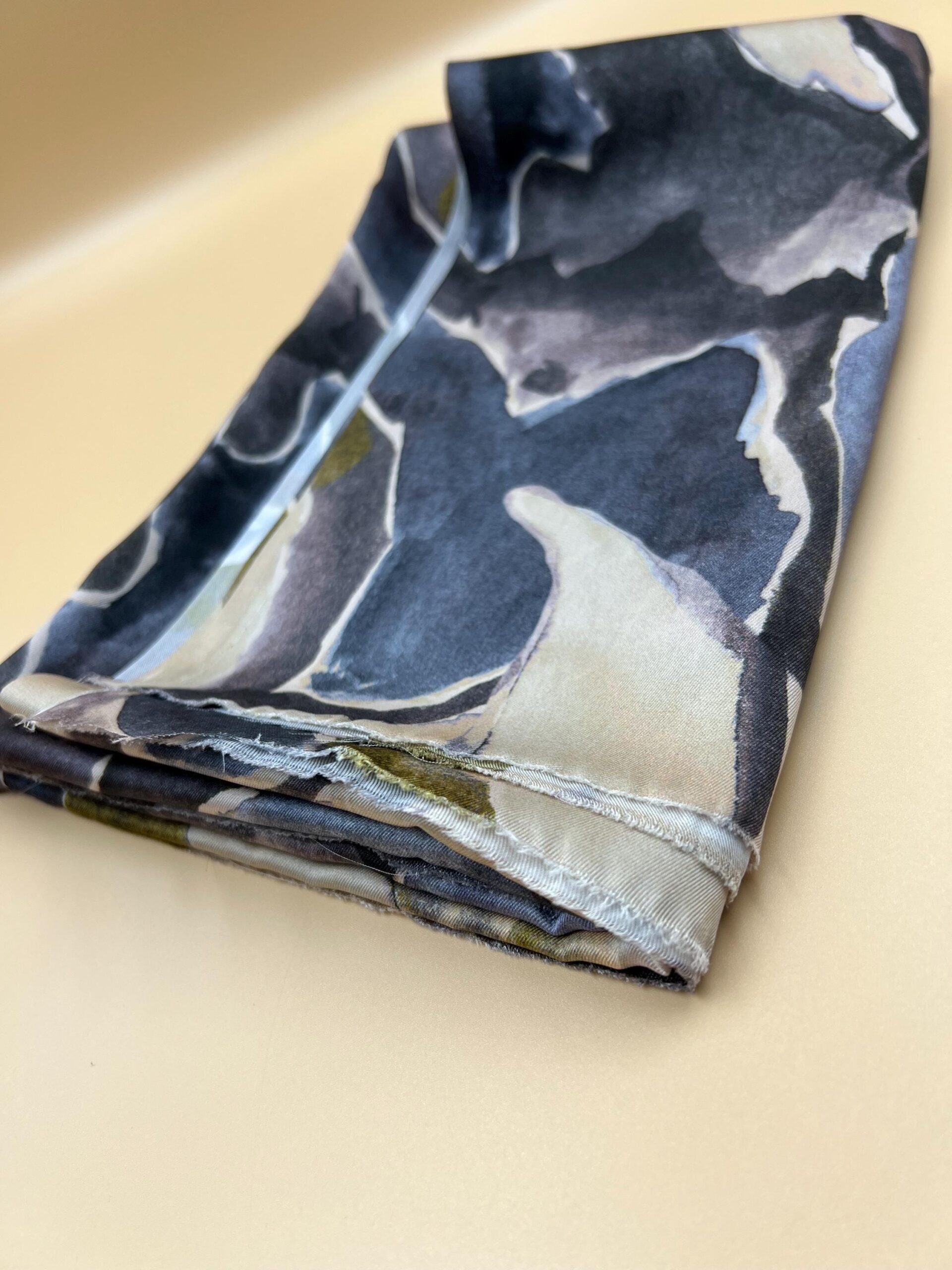 Twill Satin Fabric by the Yard, Soft Drapey Dress and Evening Wear Fabric, (150 cm / 59") Wide, Premium Bursa Quality – view 12