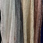 Luxury Sequin Embroidered Tulle Fabric by the Yard, 150 cm Wide, Beaded Evening Dress Fabric, Bridal Lace Mesh, Prom Gown Material