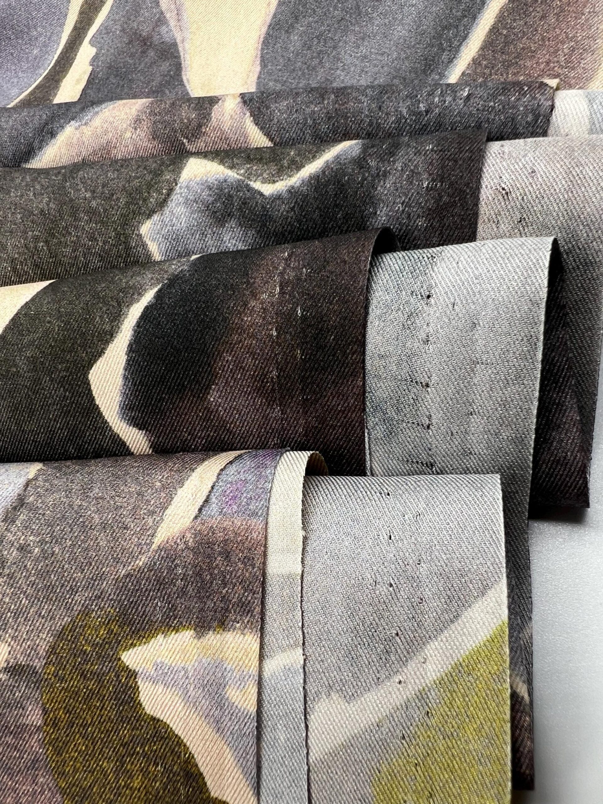 Twill Satin Fabric by the Yard, Soft Drapey Dress and Evening Wear Fabric, (150 cm / 59") Wide, Premium Bursa Quality – view 4