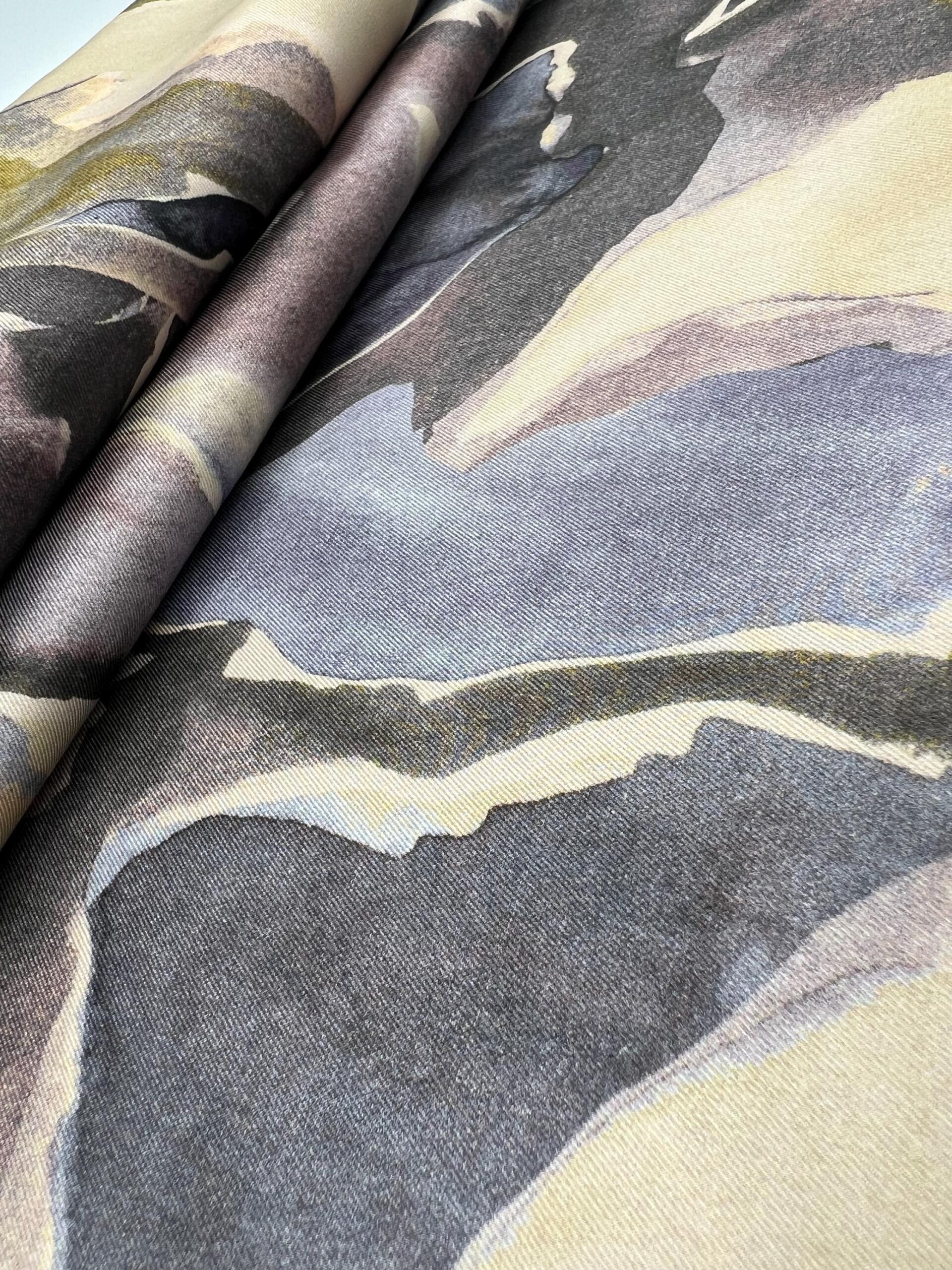 Twill Satin Fabric by the Yard, Soft Drapey Dress and Evening Wear Fabric, (150 cm / 59") Wide, Premium Bursa Quality – view 17